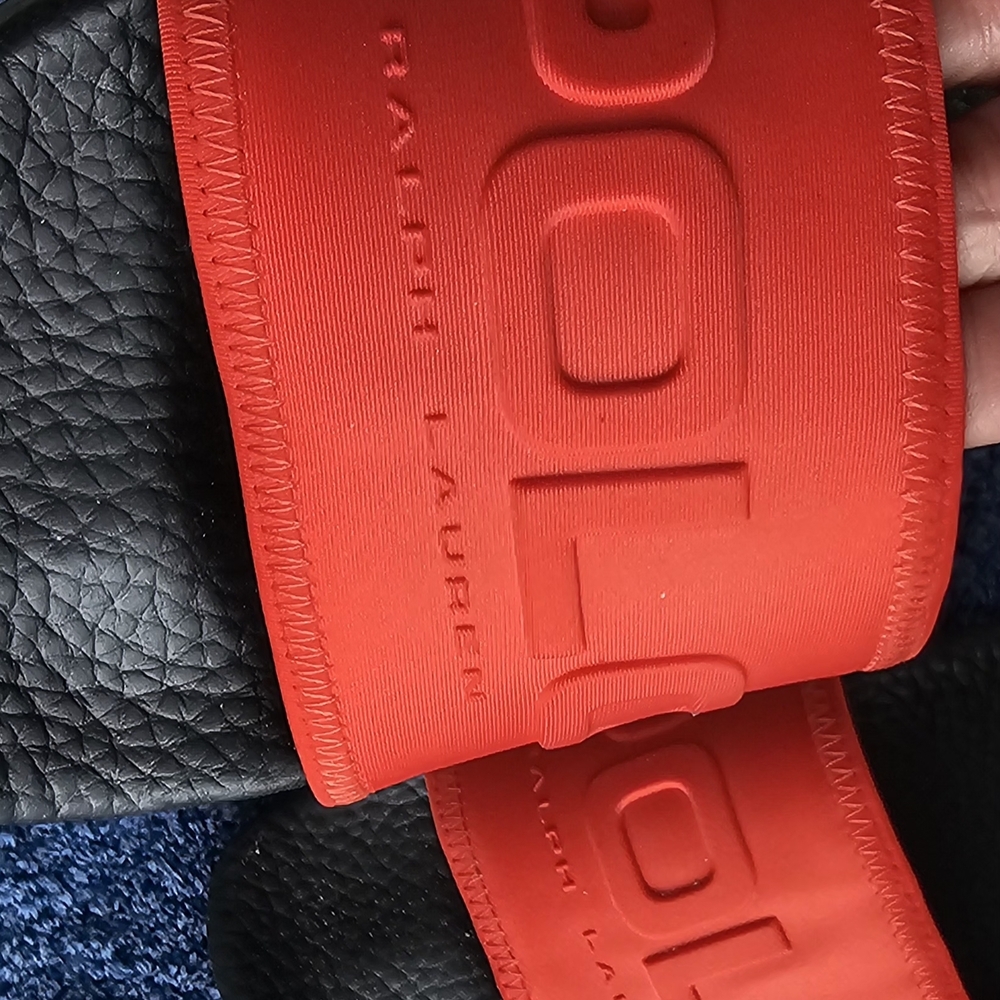 Polo by Ralph Lauren Bright Red Slide